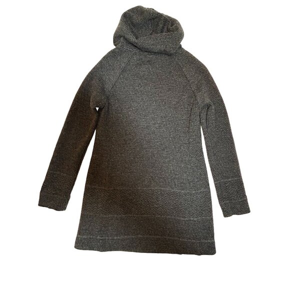Akini Women's Hooded Long‎ Sweater Size S Gray Kangaroo Pocket Long Sleeve - Picture 5 of 6